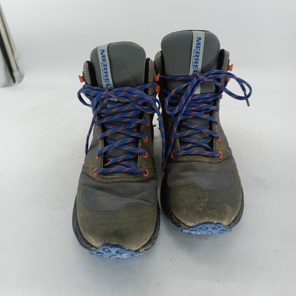 Merrell Altalight Waterproof Hiking Boots Mens 8 Grey Blue J033963 s15